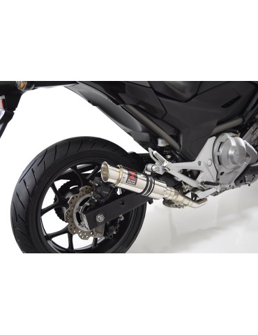 Honda NC 700 750 Integra 700 750 Decata Ligne complète / Silencieux Rond GP Style Inox 230mm
