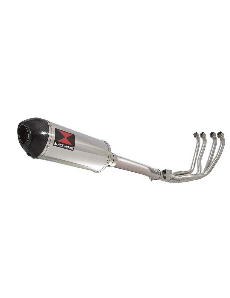 YZF1000 YZF1000R 1996-2003 Thunderace Ligne complète & Silencieux Ovale En Inox + Canule En Carbone 300mm