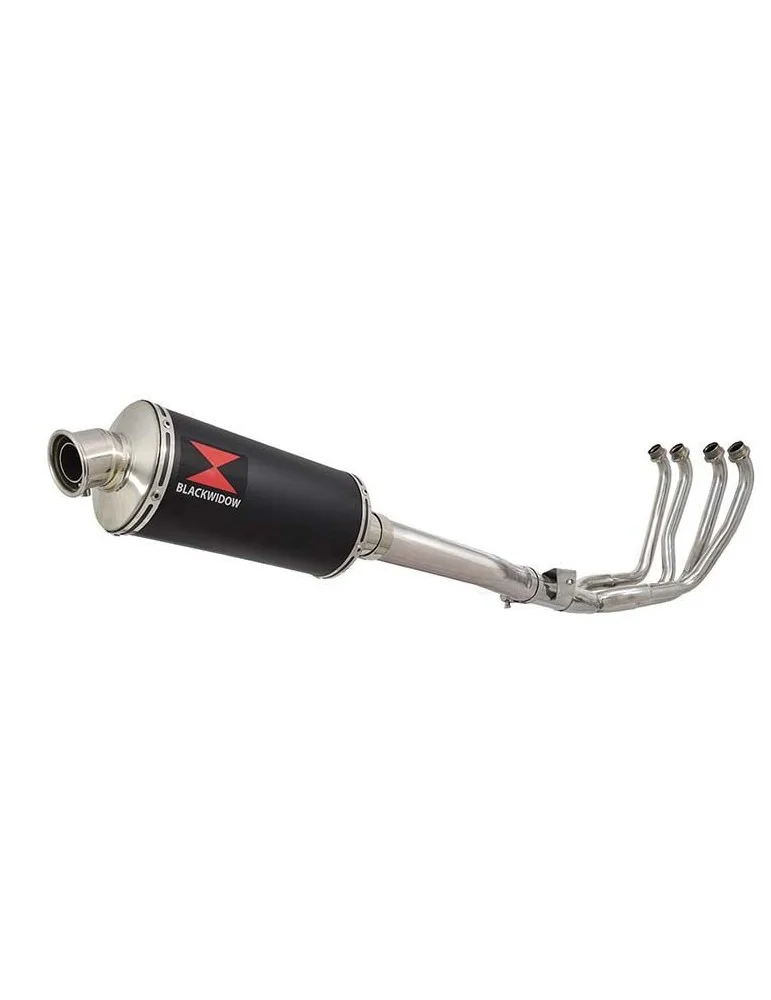 YZF1000 YZF1000R 1996-2003 Thunderace Ligne complète & Silencieux Ovale Noir En Inox 300mm