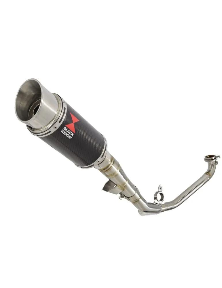 Honda NC 700 750 Integra 700 750 Decata Ligne complète / Silencieux Rond En Carbone 200mm