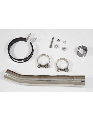 YZF750R YZF750 Tube de raccord et Silencieux Rond En Inox 400SR 400mm