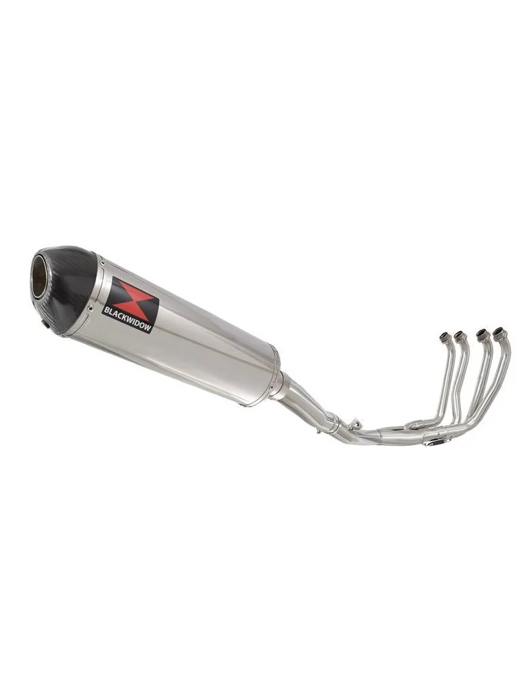 Yamaha YZF600R YZF 600 Thundercat Ligne complète & Silencieux Ovale En Inox + Canule En Carbone 400mm