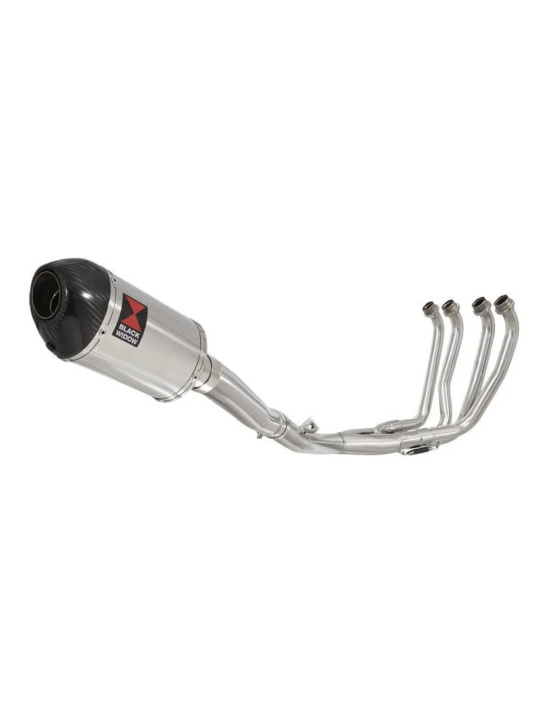 Yamaha YZF600R YZF 600 Thundercat Ligne complète & Silencieux Ovale En Inox + Canule En Carbone 200mm