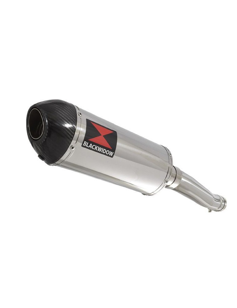 Yamaha YZF600R YZF 600 Thundercat Tube de raccord et Silencieux Ovale En Inox + Canule En Carbone 300mm