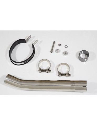 Yamaha YZF600R YZF 600 Thundercat Tube de raccord et Silencieux Ovale En Inox + Canule En Carbone 300mm