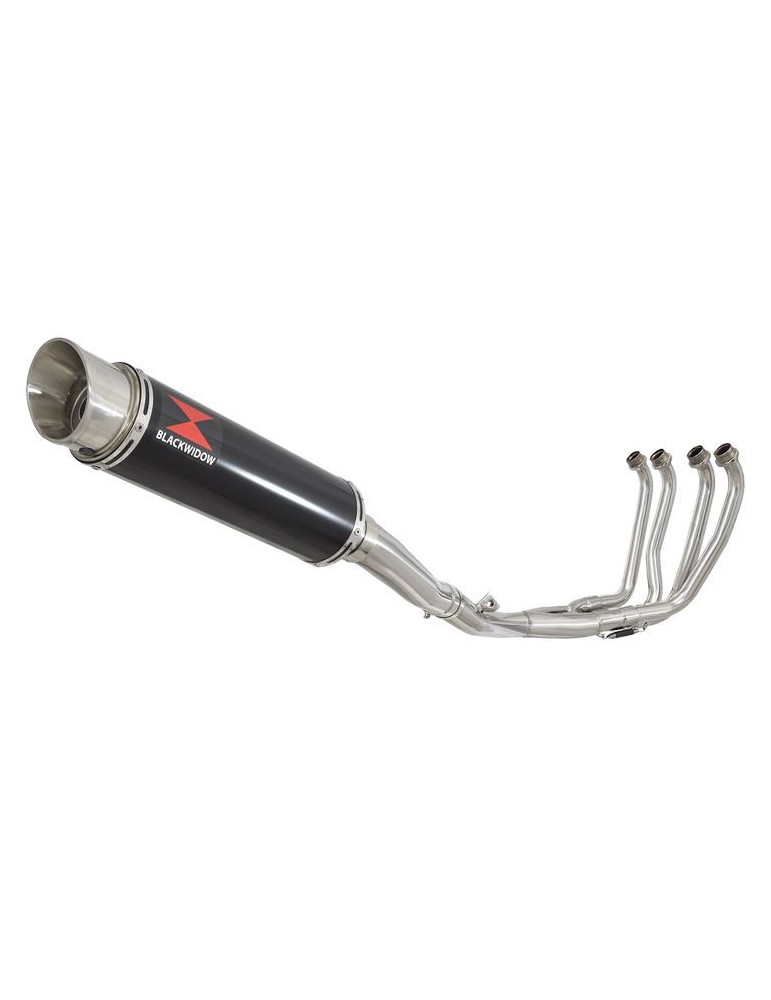 Yamaha YZF600R YZF 600 Thundercat Ligne complète & Silencieux Rond GP Style Noir En Inox 360mm
