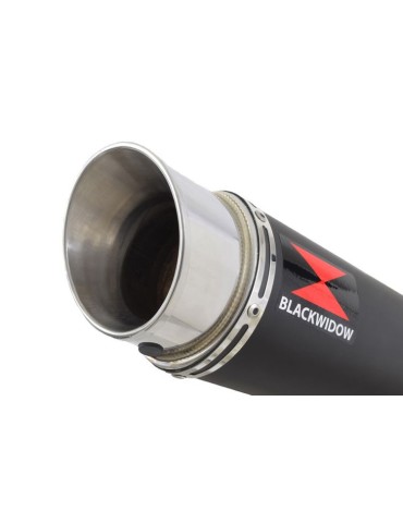 Yamaha YZF600R YZF 600 Thundercat Ligne complète & Silencieux Rond GP Style Noir En Inox 360mm