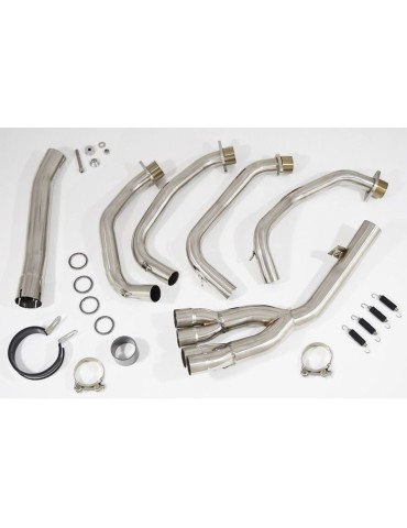 Yamaha YZF600R YZF 600 Thundercat Ligne complète & Silencieux Rond GP Style Noir En Inox 360mm