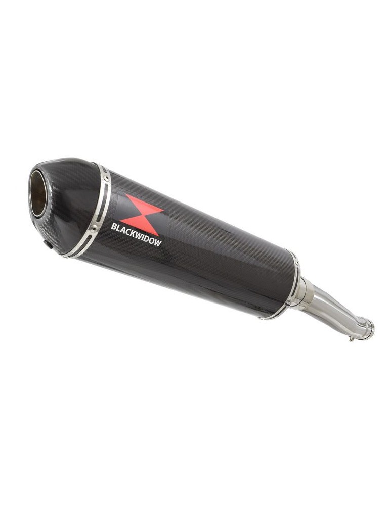 Yamaha YZF600R YZF 600 Thundercat Tube de raccord et Silencieux Ovale En Carbone 400mm