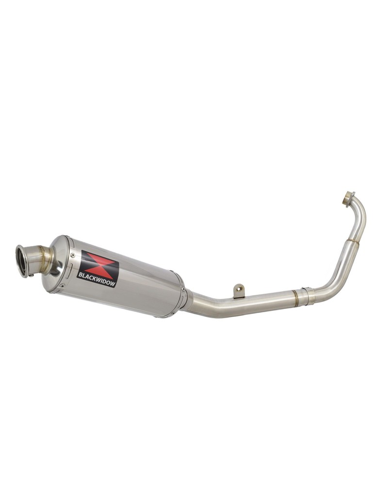 YZF-R 125 2014 - 2018 Passage Bas Diamètre XL Ligne complète & Silencieux Rond En Inox 300mm
