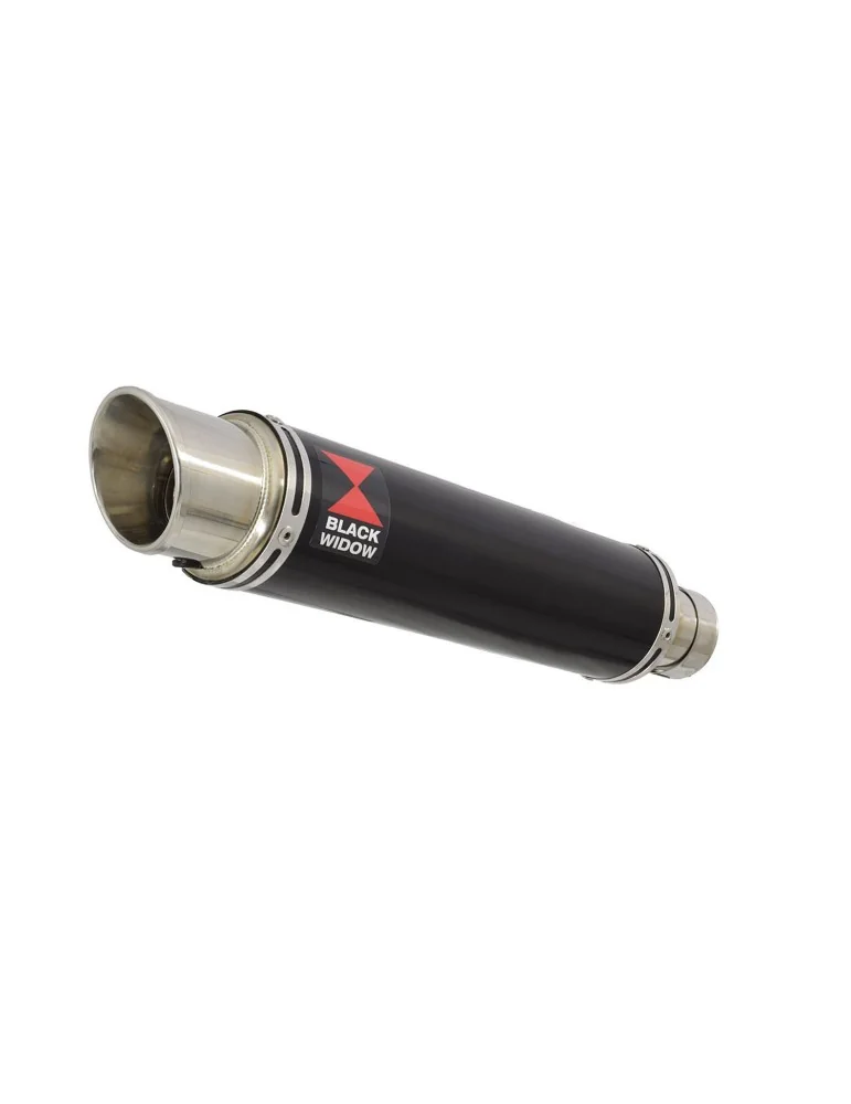 YZF-R 125 2008 - 2013 Passage Haut Diamètre XL Ligne complète & Silencieux GP Rond Noir en Inox 350mm