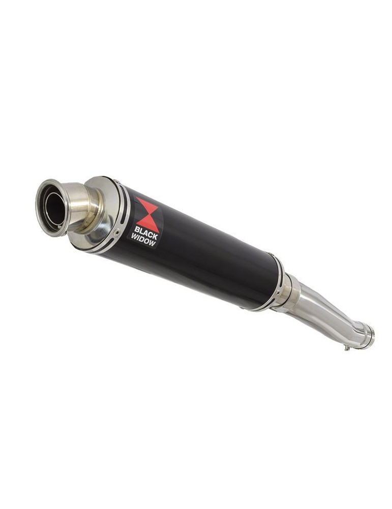 YZF750R YZF750 Tube de raccord et Silencieux Rond Noir En Inox BN35R 350mm