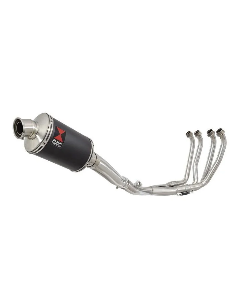 Yamaha YZF600R YZF 600 Thundercat Ligne complètes & Ovale Noir Silencieux En Inox 230mm