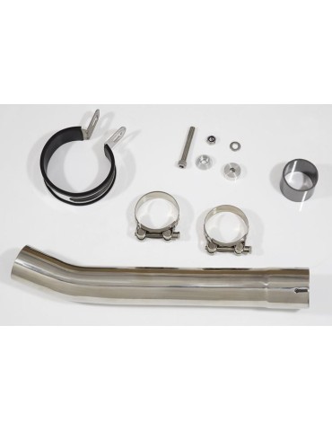 Yamaha YZF600R YZF 600 Thundercat Tube de raccord et Silencieux GP Rond En Carbone + Canule en Titane 230mm