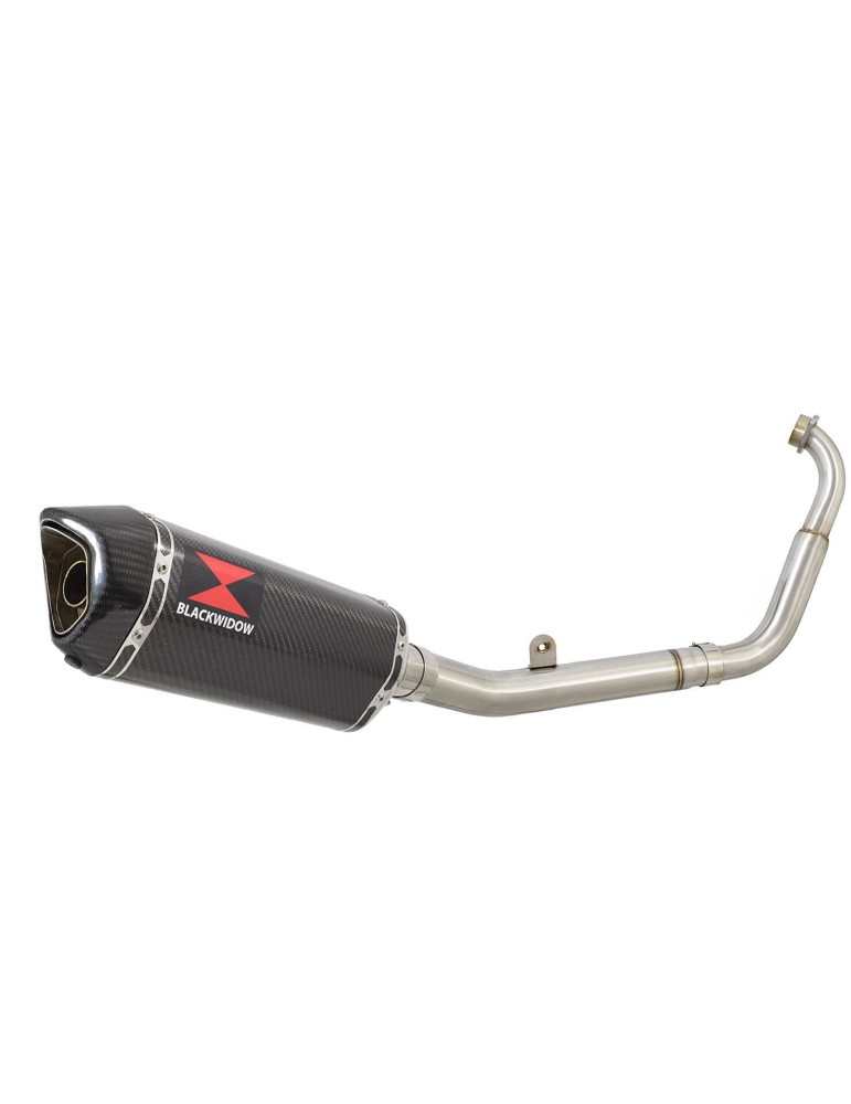 YZF-R 125 2014 - 2018 Passage Bas Diamètre XL Ligne complète & Silencieux Hexagonale En Carbone 300mm