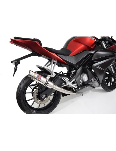 YZF-R 125 2008 - 2013 Passage Haut Diamètre XL Ligne complète & Silencieux GP Rond En Inox 230mm