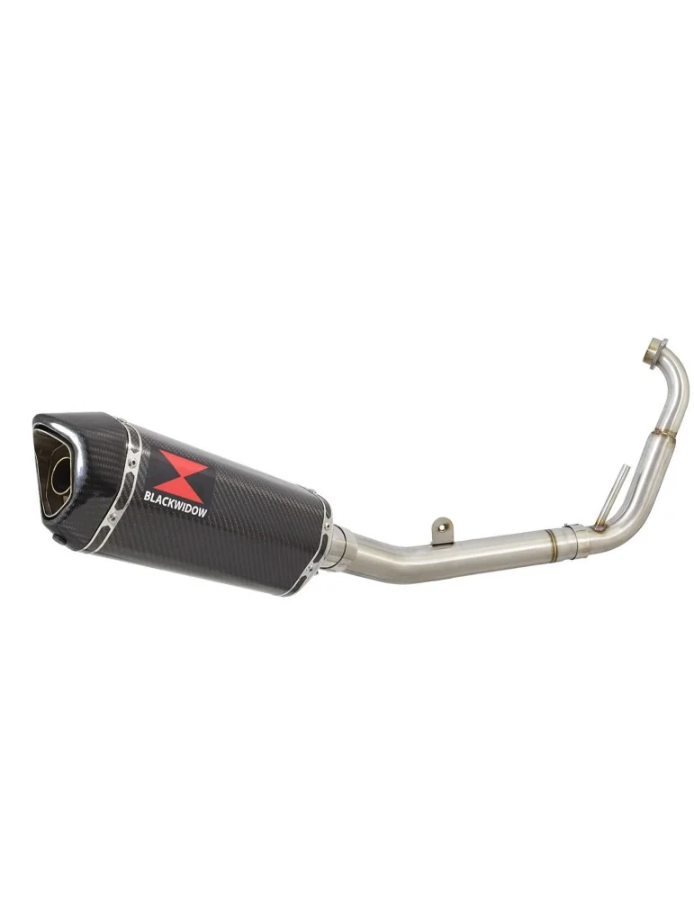 YZF-R 125 2008 - 2013 Passage Bas Diamètre XL Ligne complète & Silencieux Hexagonale En Carbone 300mm
