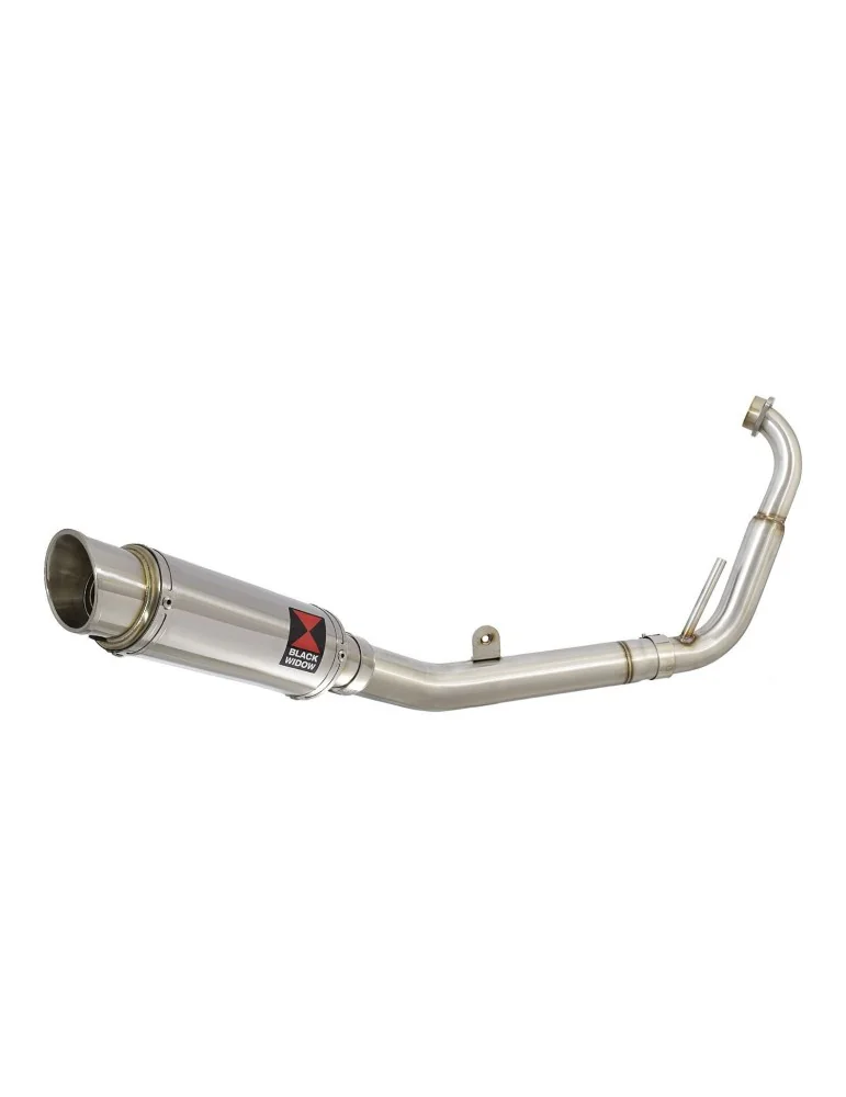 YZF-R 125 2008 - 2013 Passage Bas Diamètre XL Ligne complète & Silencieux Rond GP Style En Inox 230mm