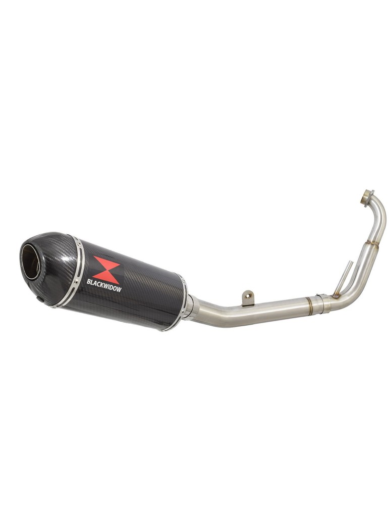 YZF-R 125 2008 - 2013 Passage Bas Diamètre XL Ligne complète & Silencieux Ovale En Carbone 300mm