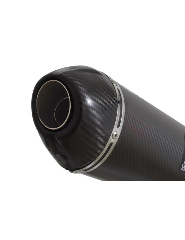 YZF-R 125 2014 - 2017 Passage Bas Diamètre XL Ligne complète & Silencieux Ovale En Carbone 200mm