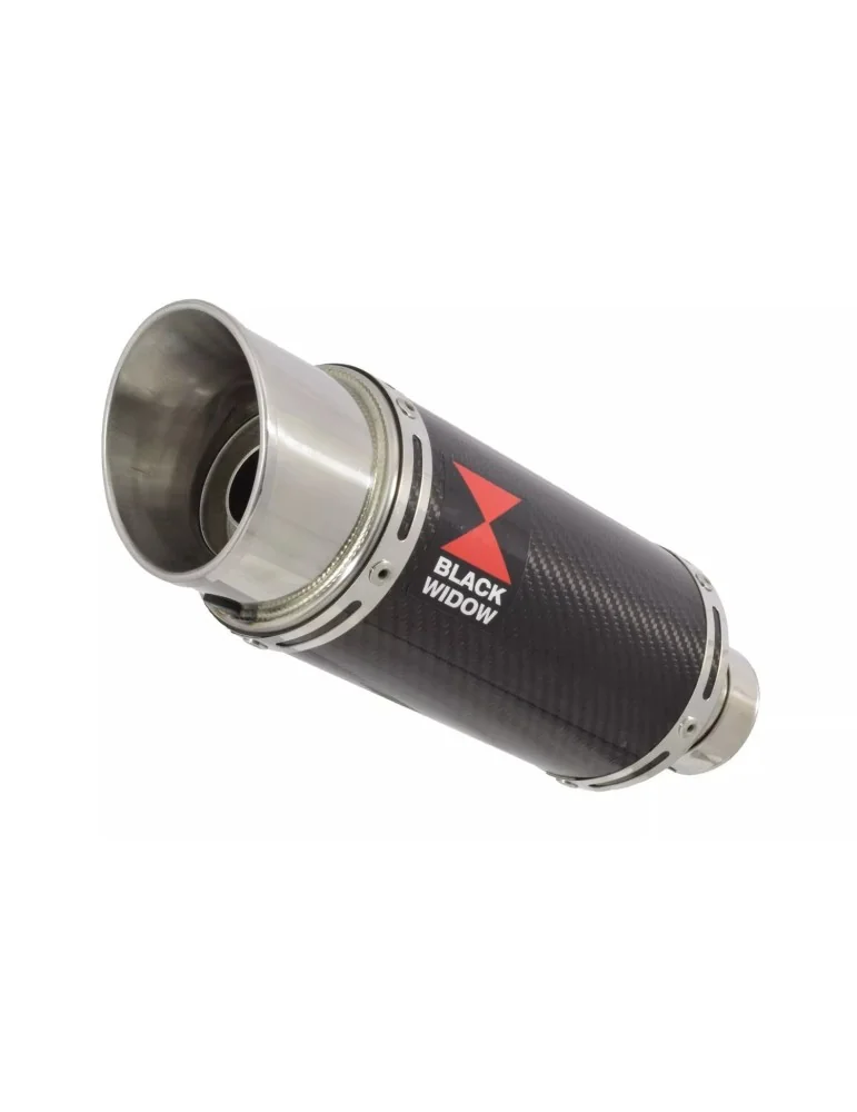KAWASAKI ZX7R ZX-7R Ligne complète & Silencieux Rond En Carbone 200mm
