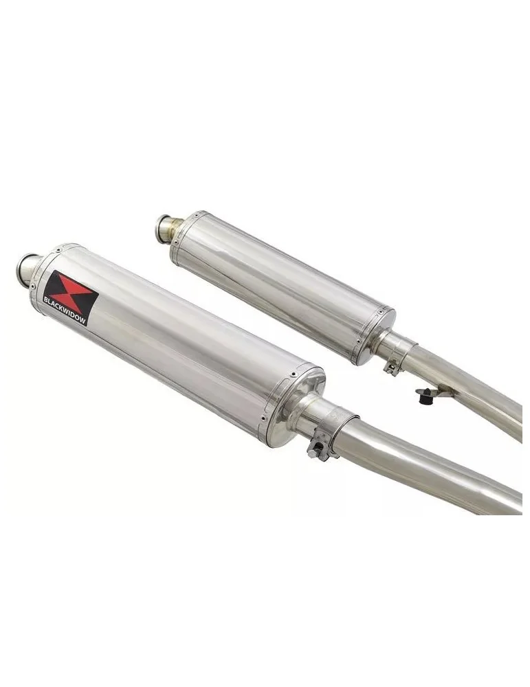ZZR600 ZZR 600 4-2 exhaust linkpipes et Rond Silencieux En Inox 450mm