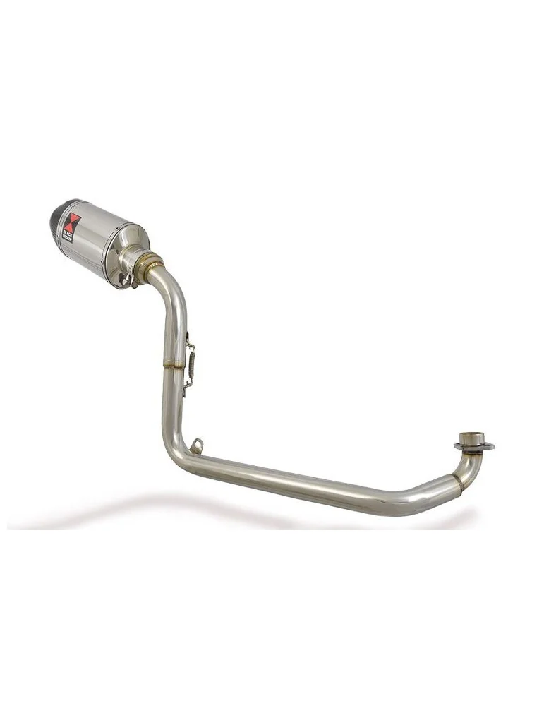 MSX 125 GROM 1-1 Ligne complète & Silencieux Ovale En Inox + Carbone Tip 200mm