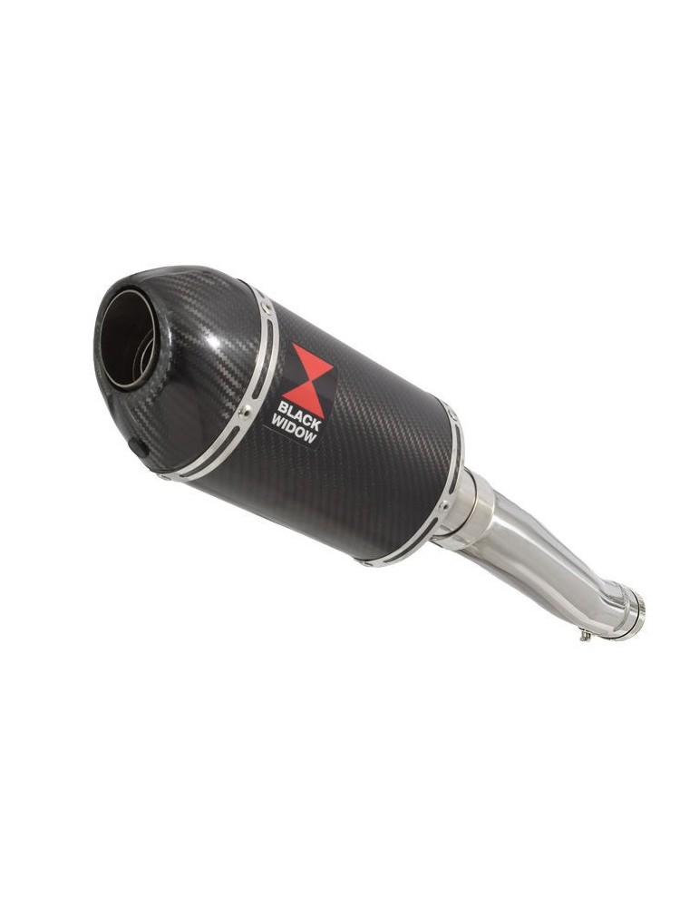 YZF750R YZF750 Tube de raccord et Silencieux Ovale En Carbone 200CT 200mm