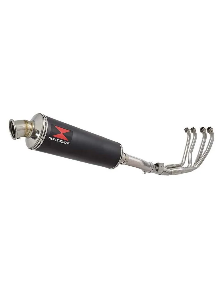 YZF1000 YZF1000R 1996-2003 Thunderace Ligne complète & Silencieux Rond Noir En Inox 400mm