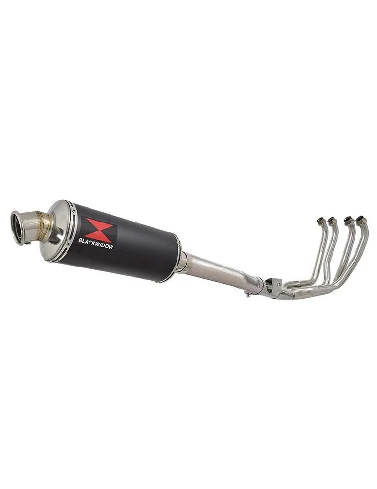 YZF1000 YZF1000R 1996-2003 Thunderace Ligne complète & Silencieux Rond Noir En Inox 300mm