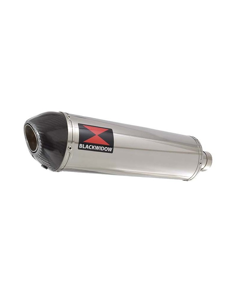 GSX1250FA GSX 1250 2010-2016 Refroidissement à Eau / Tube de raccord et Silencieux Ovale En Inox + Canule en Carbone 400mm