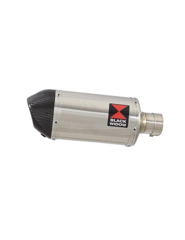 GSX1250FA GSX 1250 2010-2016 Refroidissement à Eau / Tube de raccord et Silencieux Ovale En Inox + Canule en Carbone 200mm