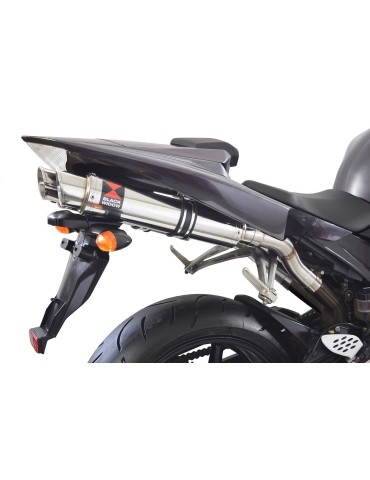 YZF R1 04-05 Silencieux Kit & Silencieux  GP Style Rond En Inox 350mm