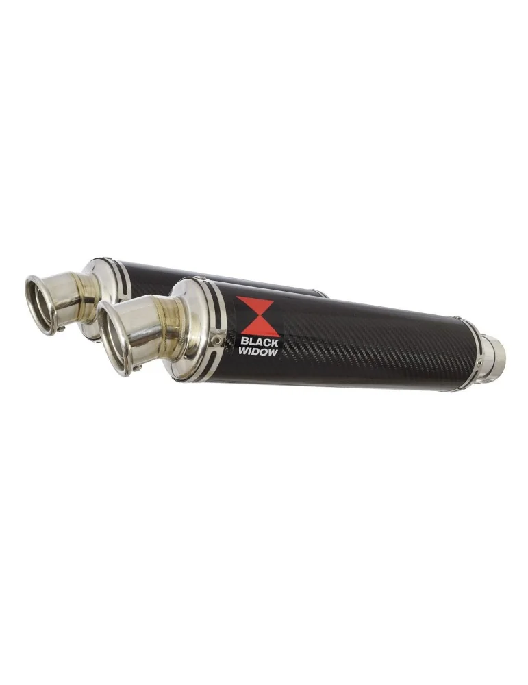 YZF R1 04-05 Silencieux Kit & Silencieux Rond En Carbone 350mm