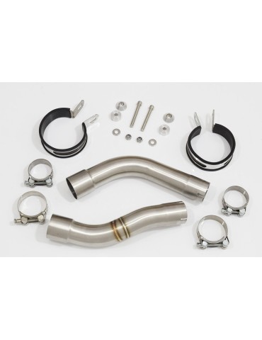 YZF R1 04-05 Silencieux Kit & Silencieux Rond En Carbone GP Style 350mm