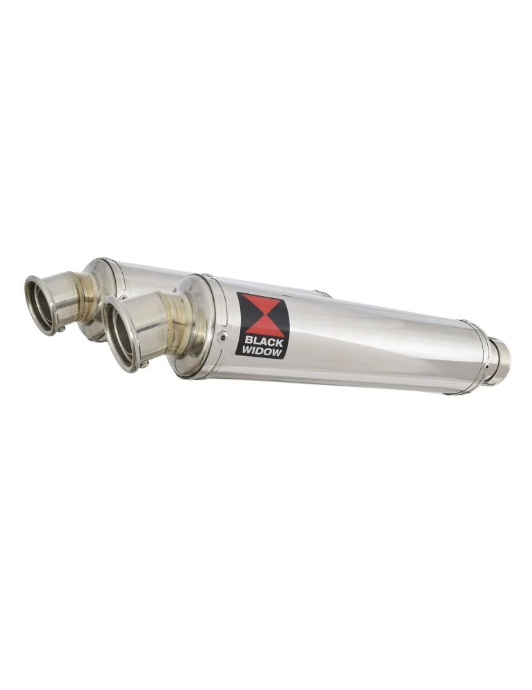 YZF R1 04-05 Décatalyseur Kit Silencieux & Silencieux Rond En Inox 350mm