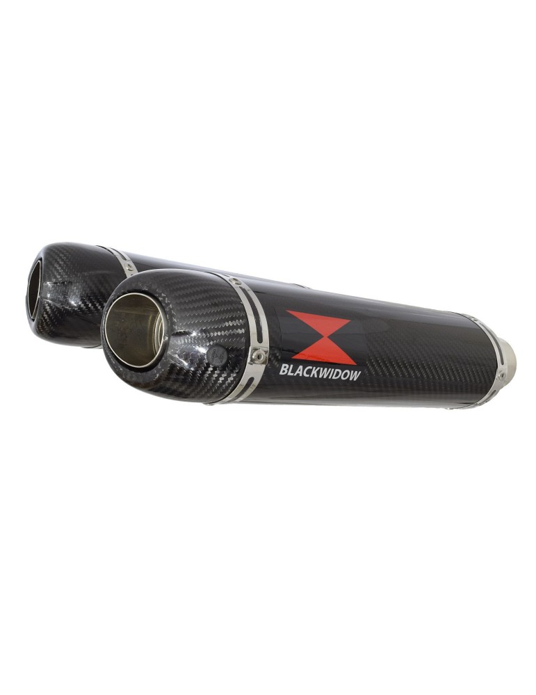 YZF R1 04-05 Silencieux Kit & Silencieux Ovale En Carbone + Canule en Carbone 300mm