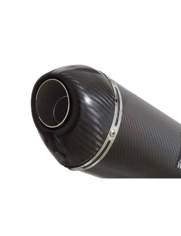 GSX1250FA GSX 1250 2010-2016 Refroidissement à Eau / Decata Ligne complète & Silencieux Ovale En Carbone  200mm