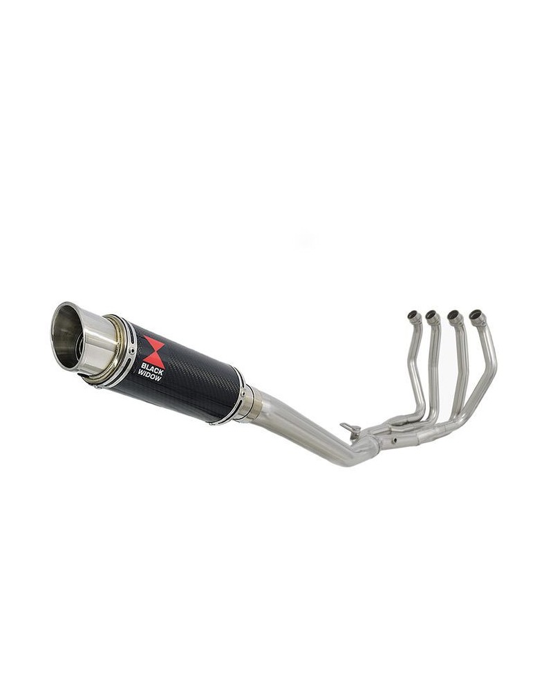 GSX1300R GSX 1300 R HAYABUSA 1999-2007 4-1 Ligne complète & Silencieux GP Rond En Carbone 230mm