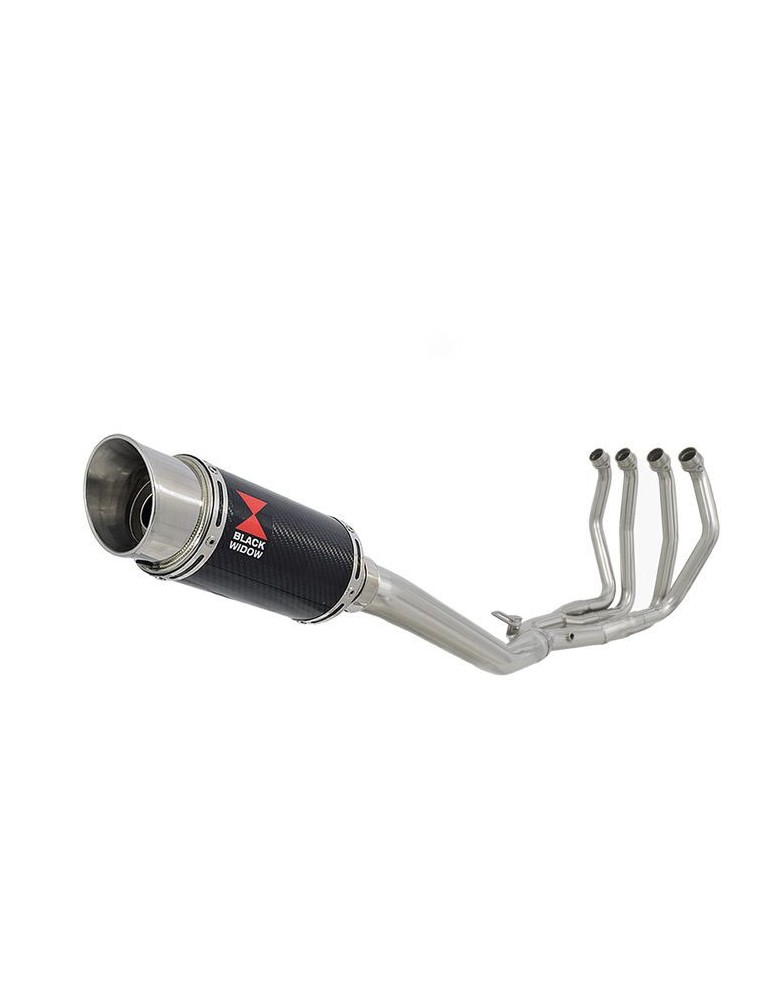 GSX1300R GSX 1300 R HAYABUSA 1999-2007 4-1 Ligne complète & Silencieux Rond En Carbone 200mm