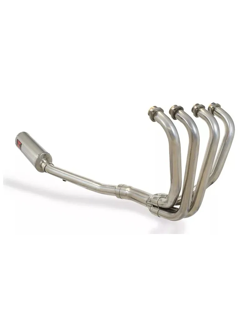 GSX600F GSX 600 F 1988-1997 4-1 Ligne complète & Silencieux Ovale En Inox 300mm