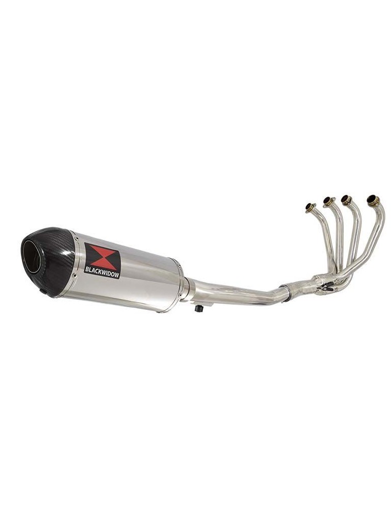 GSX1200 INAZUMA Ligne complète & Silencieux Ovale En Inox + Canule en Carbone 300mm
