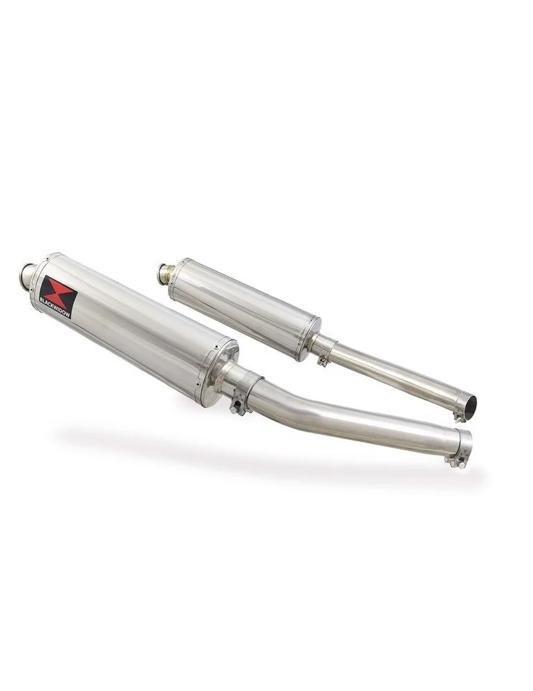 GSX1300R GSX 1300 HAYABUSA 2008-2016 4-2 Tube de raccord et Silencieux Rond En Inox 400mm