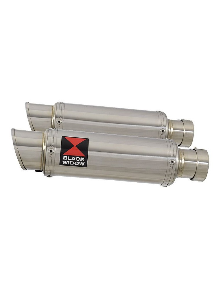 GSX1300R GSX 1300 HAYABUSA 2008-2016 4-2 Tube de raccord et Silencieux Rond GP Style En Inox 230mm