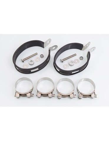 GSX1300R GSX 1300 HAYABUSA 2008-2016 4-2 Tube de raccord et Silencieux Ovale En Carbone 400mm