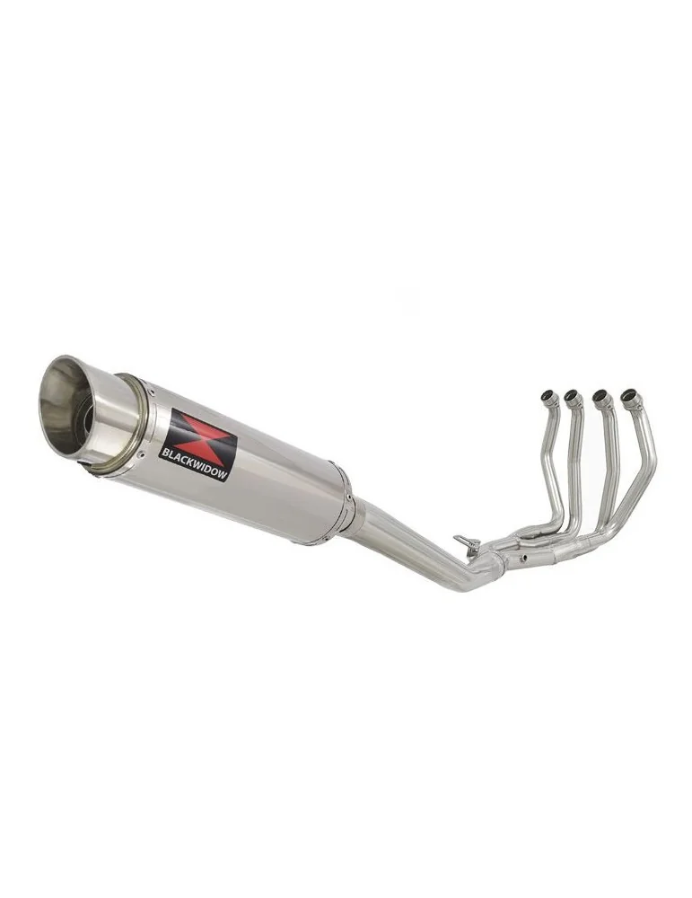 GSX1300R HAYABUSA 2008-2016 4-1 Ligne complète & Silencieux Rond GP Style En Inox 360mm