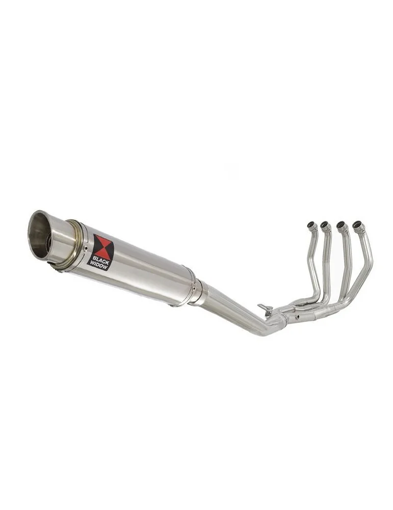 GSX1300R HAYABUSA 2008-2016 4-1 Ligne complète & Silencieux Rond GP Style En Inox 350mm