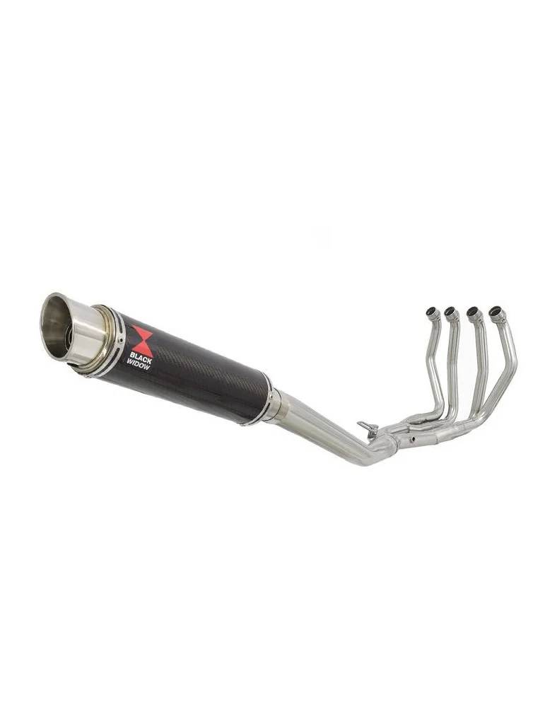 GSX1300R HAYABUSA 2008-2016 4-1 Ligne complète & Silencieux GP Rond En Carbone 350mm