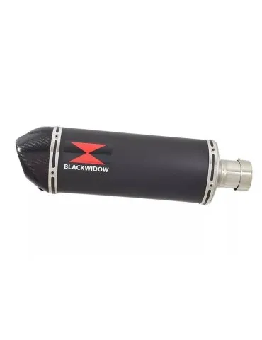 GSX600F GSX 600 F 1988-1997 4-1 Ligne complète & Silencieux Ovale Noir En Inox + Canule En Carbone  300mm