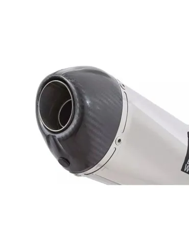 GSX600F GSX 600 F 1988-1997 4-1 Ligne complète & Silencieux Ovale En Inox + Canule en Carbone 200mm
